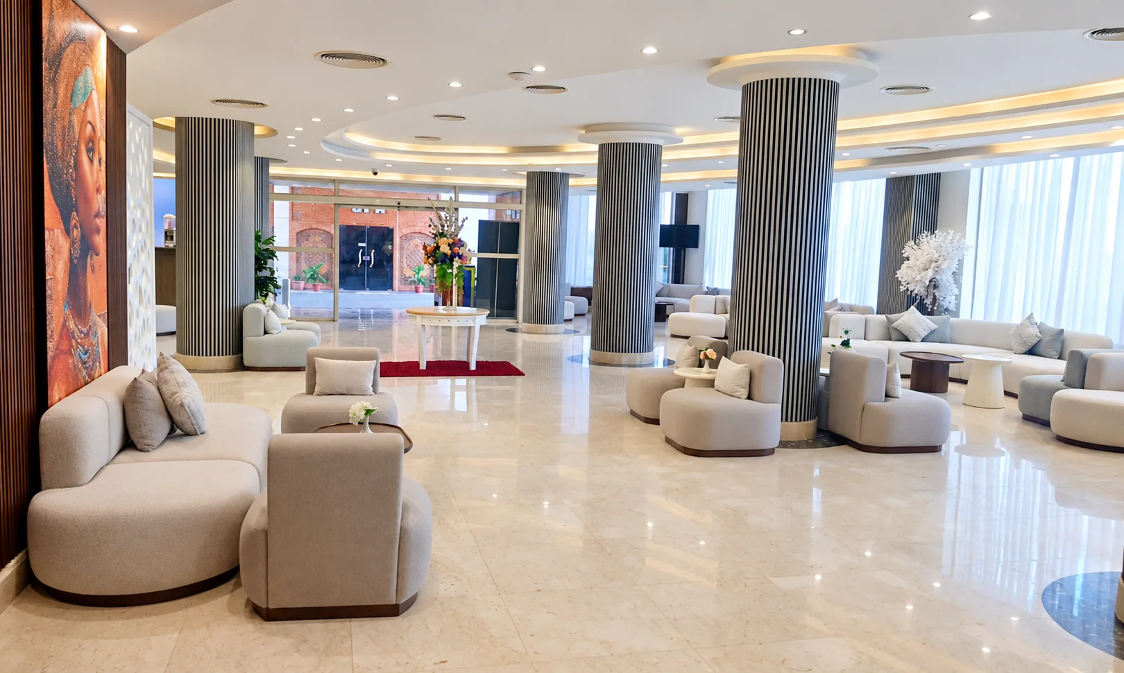 New Eagles Aqua Park Resort lobby